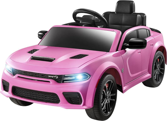 12V 7Ah Kids Electric Ride-On Car Licensed Dodge Charger SRT Hellcat with Battery Gas Scooters 0