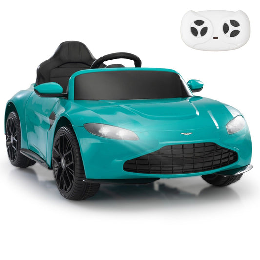 12V Licensed Aston Martin Electric Ride-On Car for Kids 3+ with Remote Control Gas Scooters 0