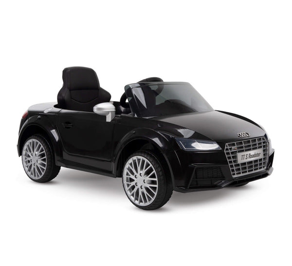 12V Electric Battery-Powered Ride-On Car for Kids in Black