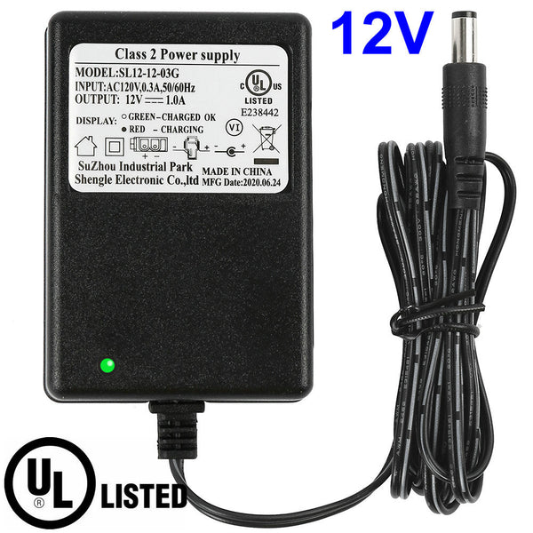 12V Battery Charger for Kids Ride-On SUV Trax Car Toys