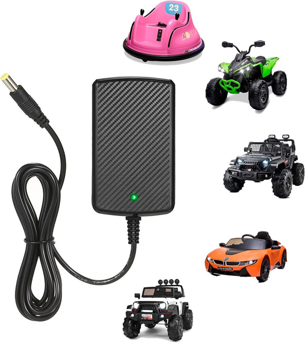 12V Battery Charger for Kids Ride-On Toys Compatible with SUV Mercedes Trax Jeep