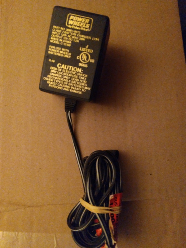 12V Battery Charger with AC Adapter and Wall Plug for Power Wheels 00801-0972 OEM