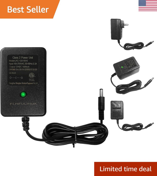 12V Battery Charger for Ride-On Toys Compatible with Kid Trax and Dynacraft Gas Scooters 0