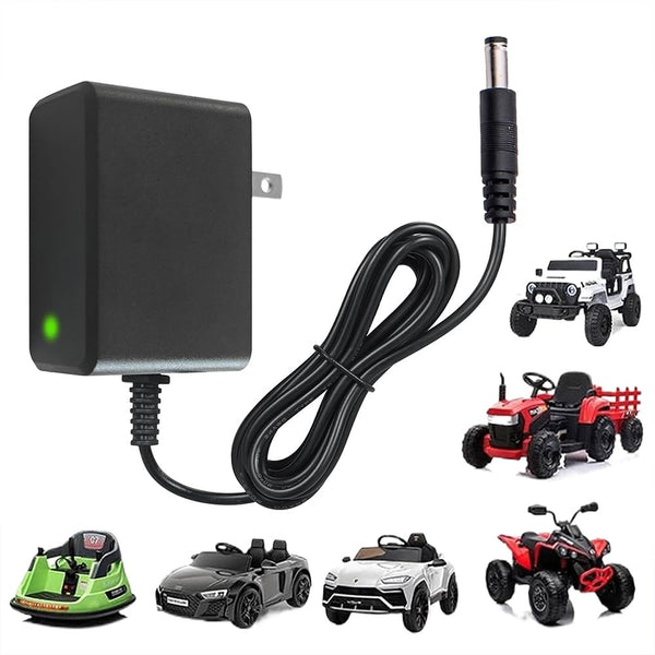 Universal 12V Battery Charger for Ride-On Toys and Cars