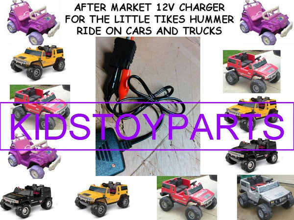 12V Battery Charger for Little Tikes Hummer H2 Ride-On Trucks and Cars