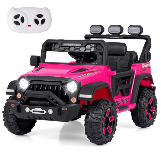 12V Battery-Powered Electric Kids Ride-On Truck Car with Remote Control and Music Gas Scooters 0