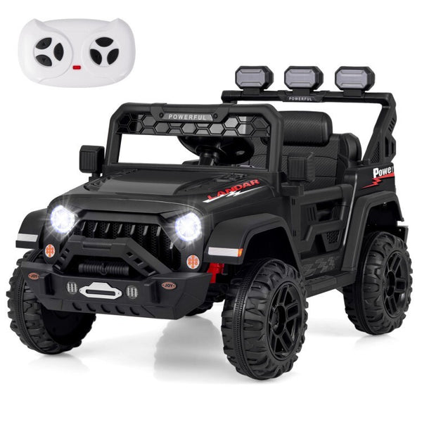 12V Electric Ride-On Truck for Kids with Remote Control and Built-in Music