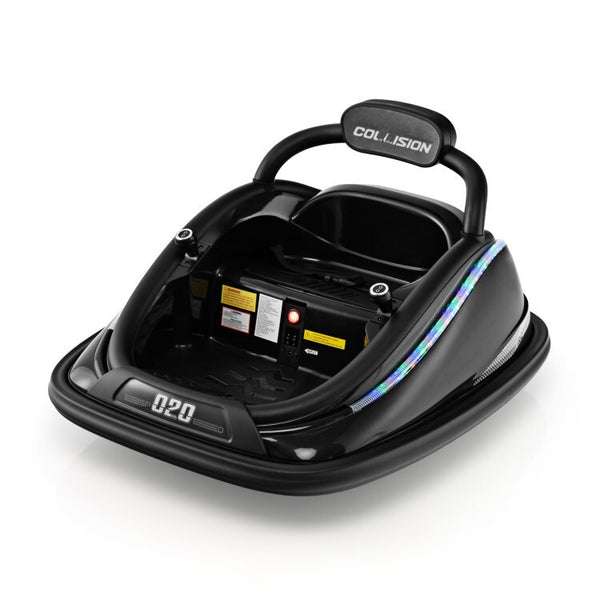 12V Battery Powered Kids Bumper Ride-On Car with Remote Control and Built-In Music