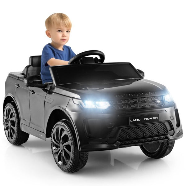 12V Battery Powered Licensed Kids Land Rover Ride-On Car Toy with Remote Control and LED Lights