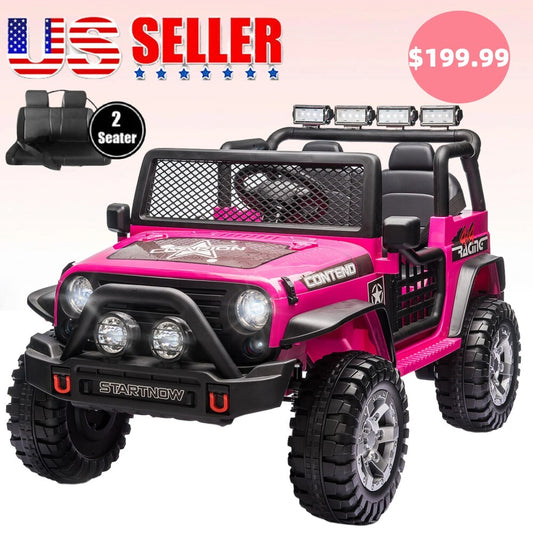 12V Electric Kids Ride-On Jeep Toy Car with USB, Bluetooth, and Remote Control Gas Scooters 0
