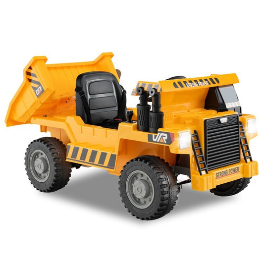 12V Battery-Powered Electric Ride-On Dump Truck for Kids with Functional Dump Bed Gas Scooters 0