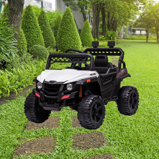 12V Electric Kids Ride-On Jeep 2-Seater with Battery Power, Safety Features, MP3, and LED Lights Gas Scooters 0