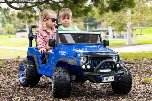 12V Battery Powered Kids Ride-On Truck Jeep with Dual Motors and Remote Control Gas Scooters 0