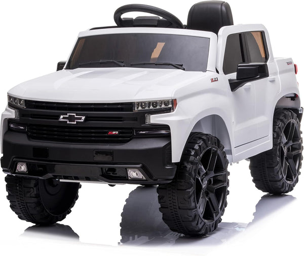 12V Battery Powered Licensed Chevrolet Silverado Trail Boss LT Kids Ride-On Truck