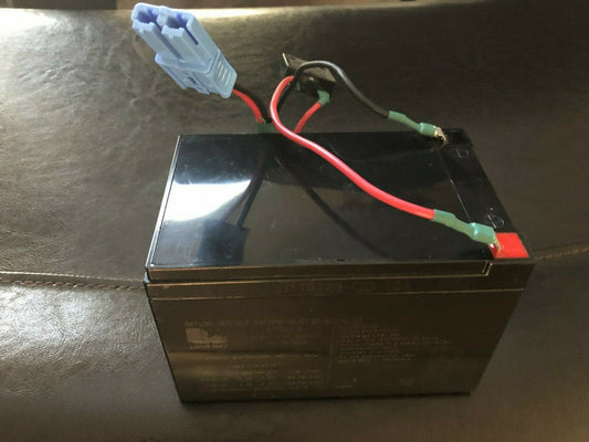 12V Battery with Blue Grid Connector and Fuse for Kid Trax Dodge RAM Police Car Gas Scooters 0