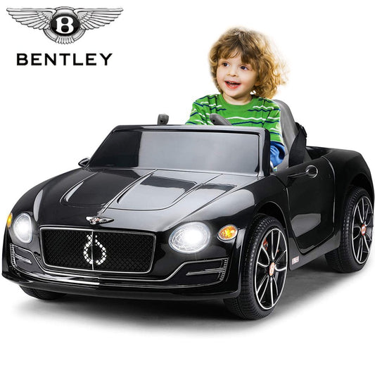 12V Licensed Bentley-Style Kids Ride-On Car with Remote, MP3, and LED Lights Gas Scooters 0