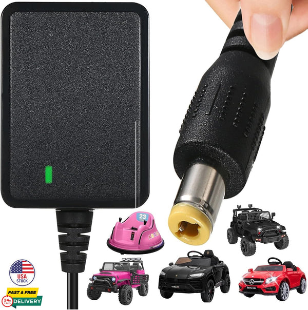 12V Charger Power Supply for Kids Ride-On Car Class 2 Toy Bumper Car