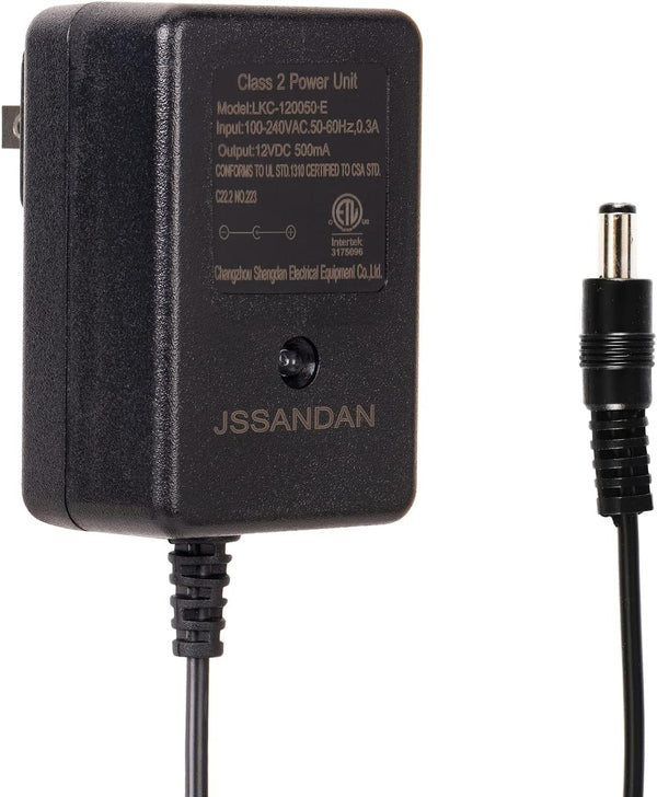 12V 500mA Black Charger for Kids Ride-On Cars and Toys