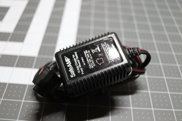 12V Gray SafeAMP Battery Charger for Power Wheels