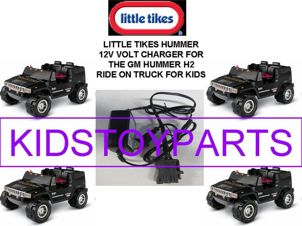 12V Charger for Black Little Tikes Hummer H2 Ride-On Car for Kids