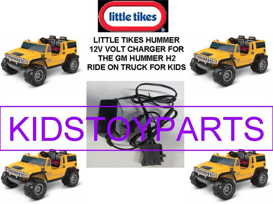 12V Charger for Yellow Little Tikes Hummer H2 Ride-On Car for Kids Gas Scooters 0