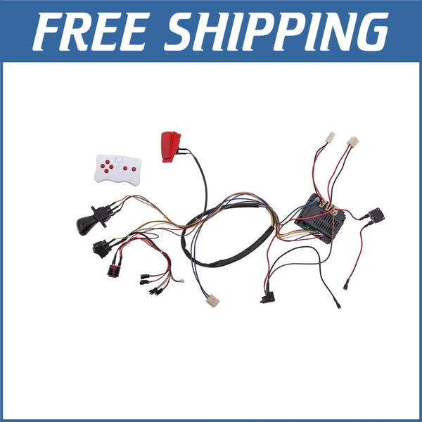 12V Children’s Electric Car DIY Accessory Set with Remote Control and Complete Wiring Kit