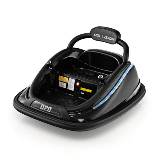 12V Kids Ride-On Bumper Car with Remote Control and 360-Degree Spin Gas Scooters 0