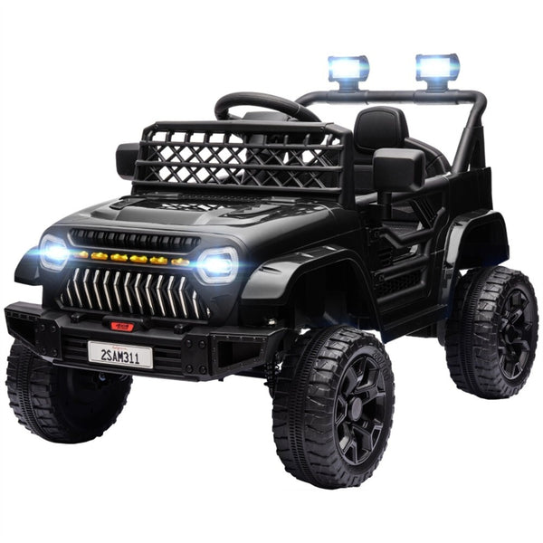 12V Children's Electric Ride-On Toy Bike with Parental Remote Control Black