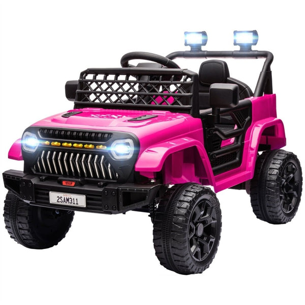 12V Pink Electric Kids Ride-On Toy Bike with Parental Remote Control