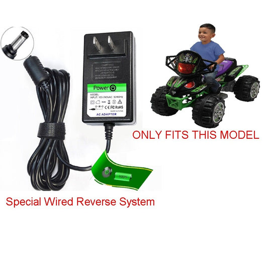 12V Circle Charger for Monster Jam Grave Digger ATV Quad Four Wheeler P Wheels Gas Scooters 0