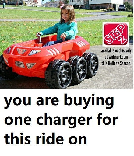 12V Step2 Power Wheels 6-Wheel Toy Cruiser with Circle Charger Gas Scooters 0