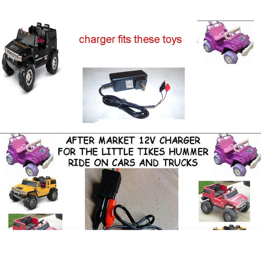 12V Clip Charger for Little Tikes Hummer H2 Trucks and Cars Gas Scooters 0