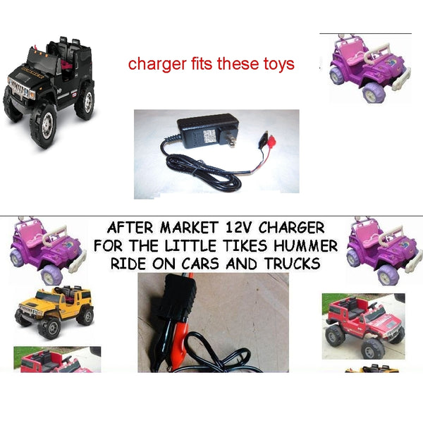 12V Clip Charger for Little Tikes Hummer H2 Trucks and Cars