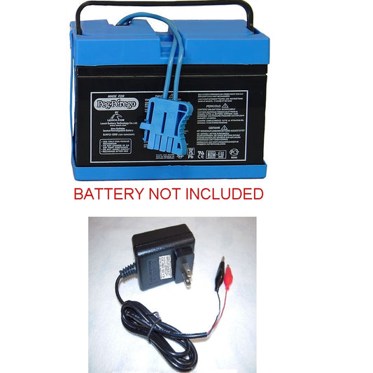 12V Clip Charger Case for Peg Perego Ducati Monster Bike Gaucho Grande Razor Gas Scooters 0
