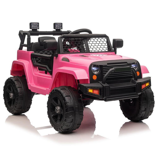 12V Dual Drive Kids Ride-On Truck with Lights, Music, 3-Speed, and Remote Control Gas Scooters 0