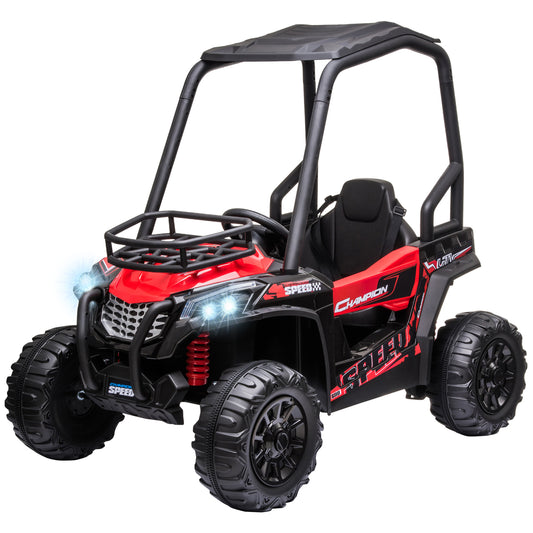 12V Dual Motor Electric Kids Ride-On UTV Battery-Powered Truck with Forward Drive Gas Scooters 0