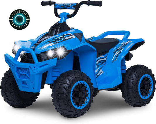 12V Electric Ride-On ATV for Boys and Girls Indoor Outdoor Four Wheeler Toy Gas Scooters 0