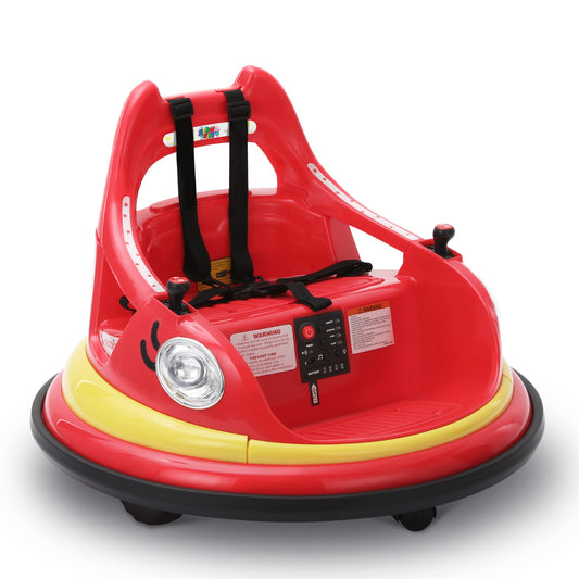 12V Electric Bumper Car for Kids Ages 1.5-6 with Remote Control and DIY Stickers Gas Scooters 0
