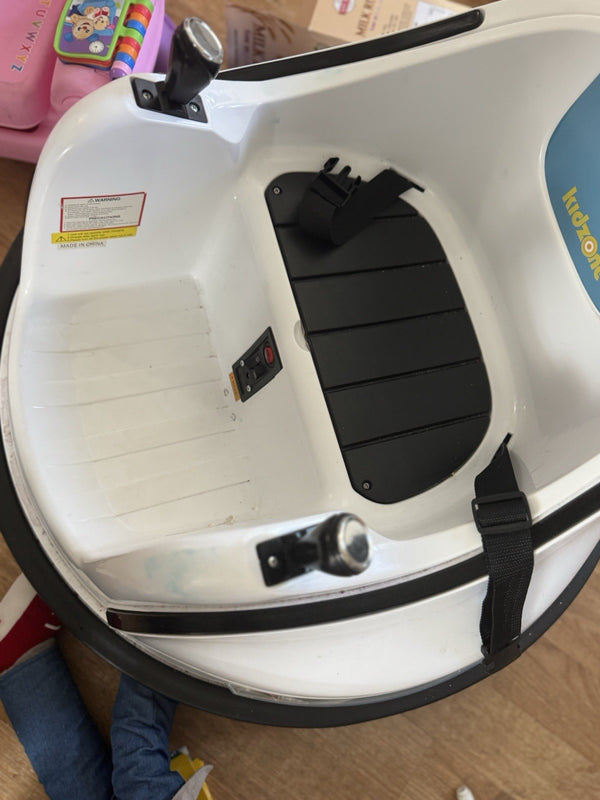 12V Electric Toddler Bumper Car with 360-Degree Rotation for Kids