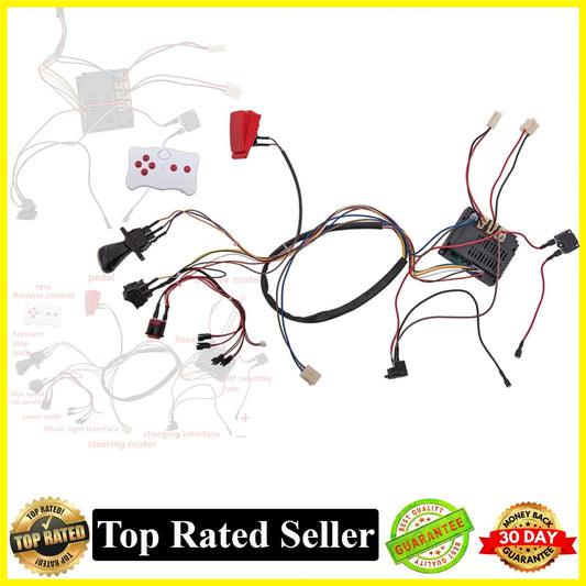 12V Electric DIY Car Modification Kit with Wiring, Switch, and 2.4G Bluetooth Remote Control Gas Scooters 0