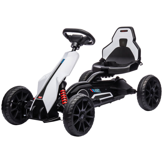 12V Electric Ride-On Go-Kart for Kids Ages 3-8, Boys and Girls, 3.1 MPH Speed Gas Scooters 0
