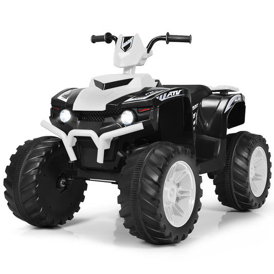12V Electric Kids Ride-On ATV 4-Wheeler Quad with Music and LED Lights Gas Scooters 0