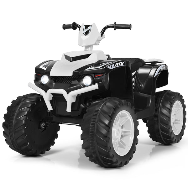 12V Electric Kids Ride-On ATV 4-Wheeler Quad with Music and LED Lights