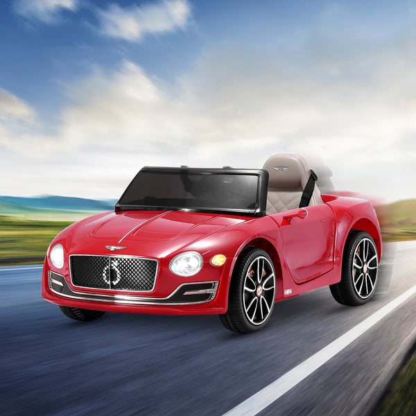 12V Electric Kids Ride-On Bentley Car Licensed Battery Powered Remote Control Red