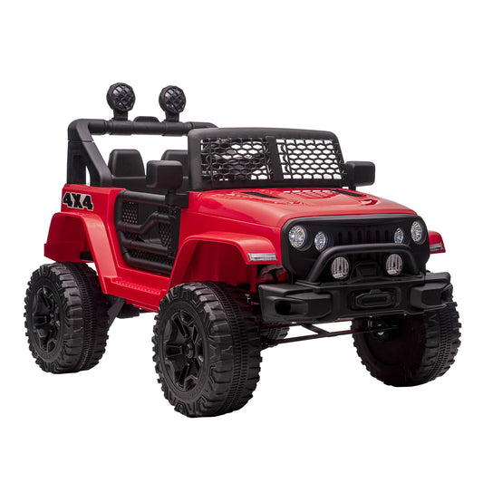 12V Electric Kids Ride-On Off-Road Truck Toy with Parent Remote Control Red Gas Scooters 0