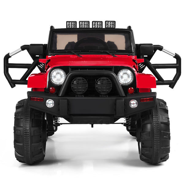 12V Electric Kids Ride-On Truck Car Toy with MP3 Player, LED Lights, and Remote Control