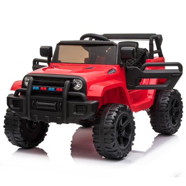 12V Electric Kids Ride-On SUV Truck with 3 Speeds, MP3, LED Lights, and Remote Control