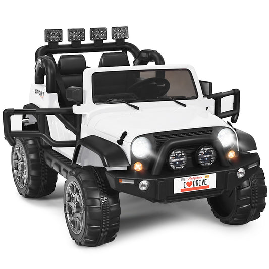12V Electric Kids Ride-On Car with Remote Control, Storage Box, and Music Gas Scooters 0