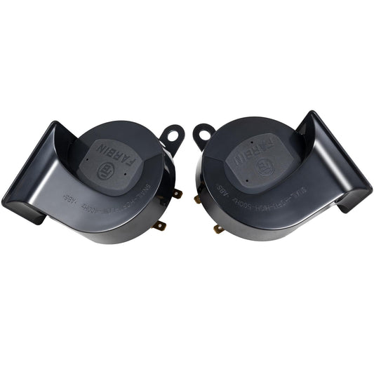 12V Electric Snail Horn 130dB Waterproof for Motorcycle Car Truck Train Black Gas Scooters 0