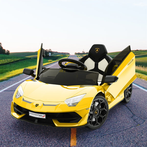 12V Battery-Powered Electric Ride-On Sports Car for Kids with Remote Control